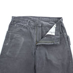 Dickies ダック ワークパンツ ペインターパンツ L グレー フェード キャンバス DU336RSLC