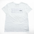 Patagonia P-6 Logo Organic Cotton T-Shirt S White Back Print Crew Neck Regular Fit 38587