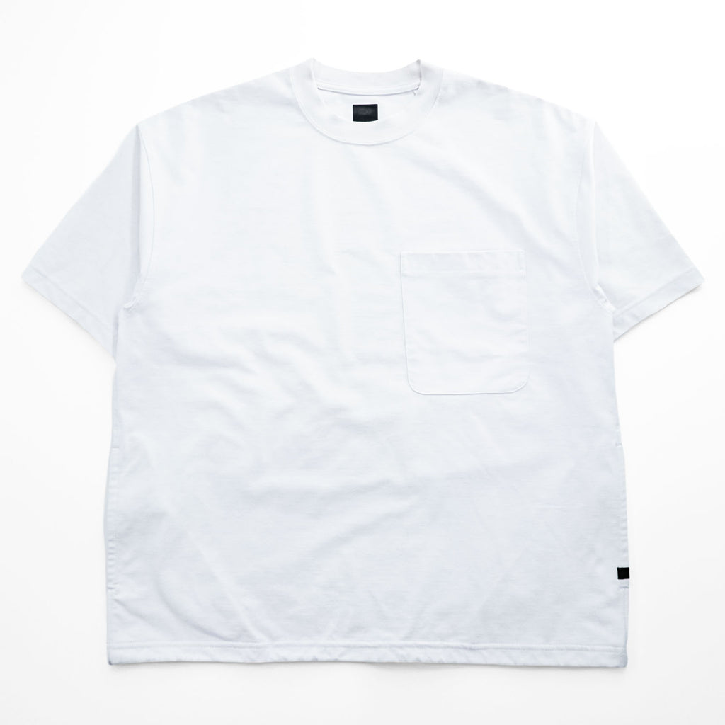 DAIWA PIER39 Drawstring TECH TEE POCKET CREW T-Shirt M White BE-32024