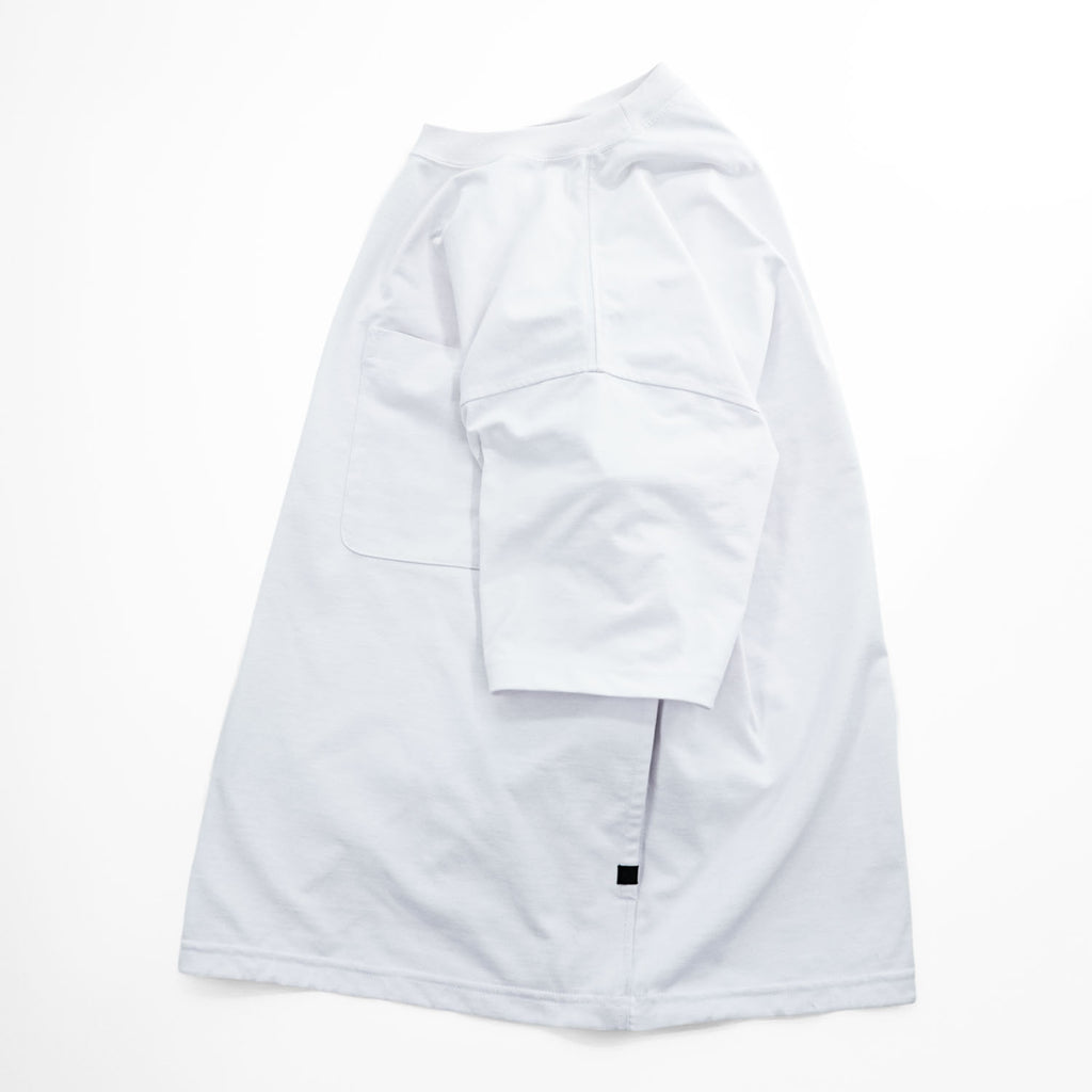 DAIWA PIER39 Drawstring TECH TEE POCKET CREW T-Shirt M White BE-32024