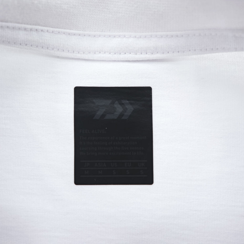 DAIWA PIER39 Drawstring TECH TEE POCKET CREW T-Shirt M White BE-32024