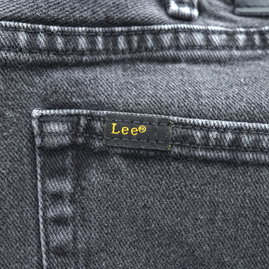 Lee ブラックデニムパンツ ジーンズ XL ブラック フェード RELAXED FIT ジッパーフライ 2055508
