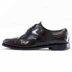 Florsheim Lexington Wingtip Oxford Burgundy Leather Dress Shoes Mens US 9.5 D Longwing Brogue