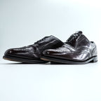 Florsheim Lexington Wingtip Oxford Burgundy Leather Dress Shoes Mens US 9.5 D Longwing Brogue