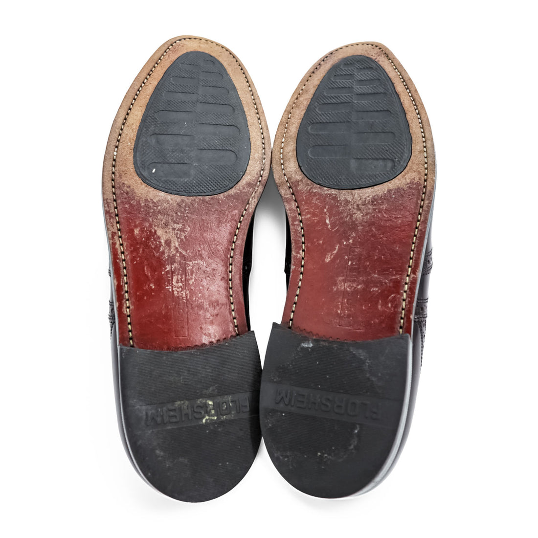 Florsheim Lexington Wingtip Oxford Burgundy Leather Dress Shoes Mens US 9.5 D Longwing Brogue