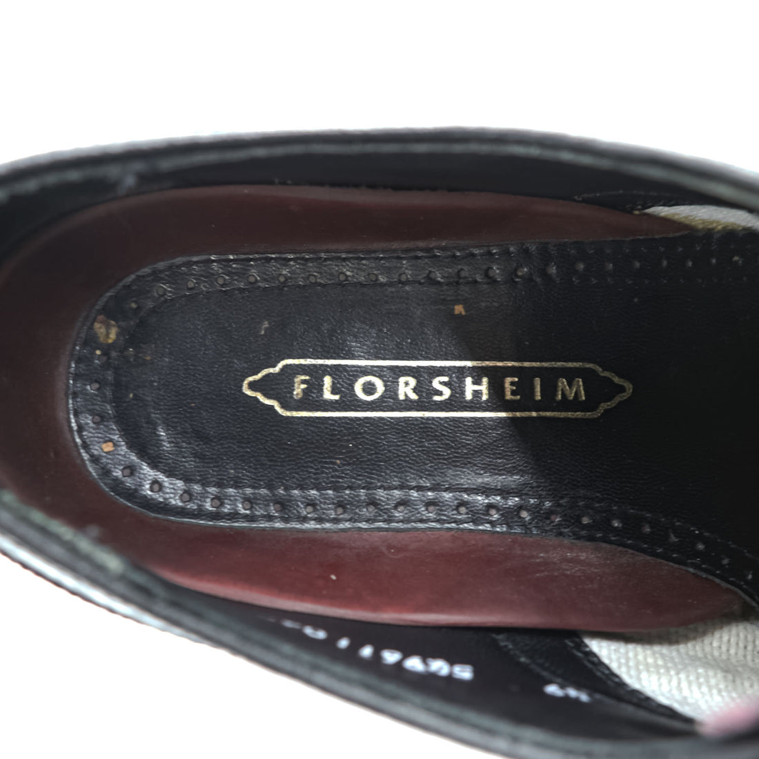 Florsheim Lexington Wingtip Oxford Burgundy Leather Dress Shoes Mens US 9.5 D Longwing Brogue