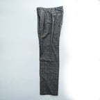 Brooks Brothers イタリア製 グレンチェック スラックス パンツ L グレー 千鳥格子 2タック プリーツ 未使用品 グレンチェック SUPER 110'S