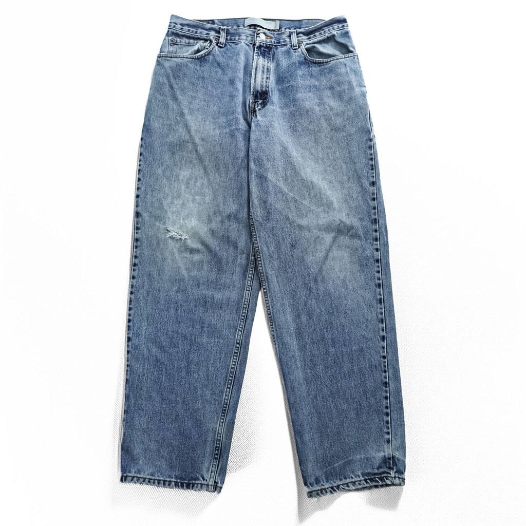 Levi’s 560 Comfort Fit Relaxed Tapered Jeans Light Wash Made in USA Mens W34 L32 100% Cotton