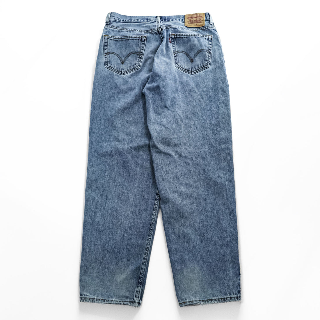 Levi’s 560 Comfort Fit Relaxed Tapered Jeans Light Wash Made in USA Mens W34 L32 100% Cotton