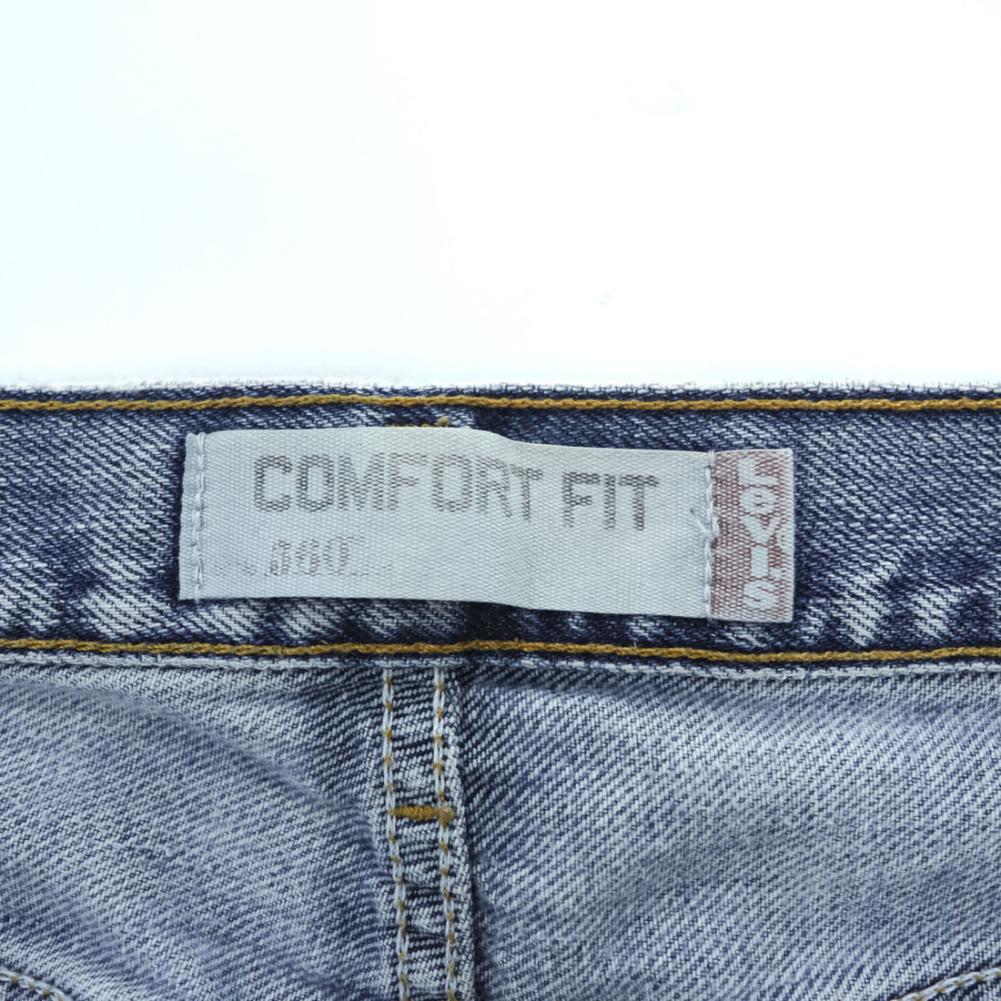 Levi’s 560 Comfort Fit Relaxed Tapered Jeans Light Wash Made in USA Mens W34 L32 100% Cotton