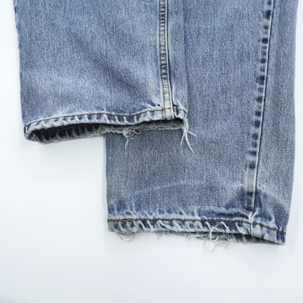 Levi’s 560 Comfort Fit Relaxed Tapered Jeans Light Wash Made in USA Mens W34 L32 100% Cotton