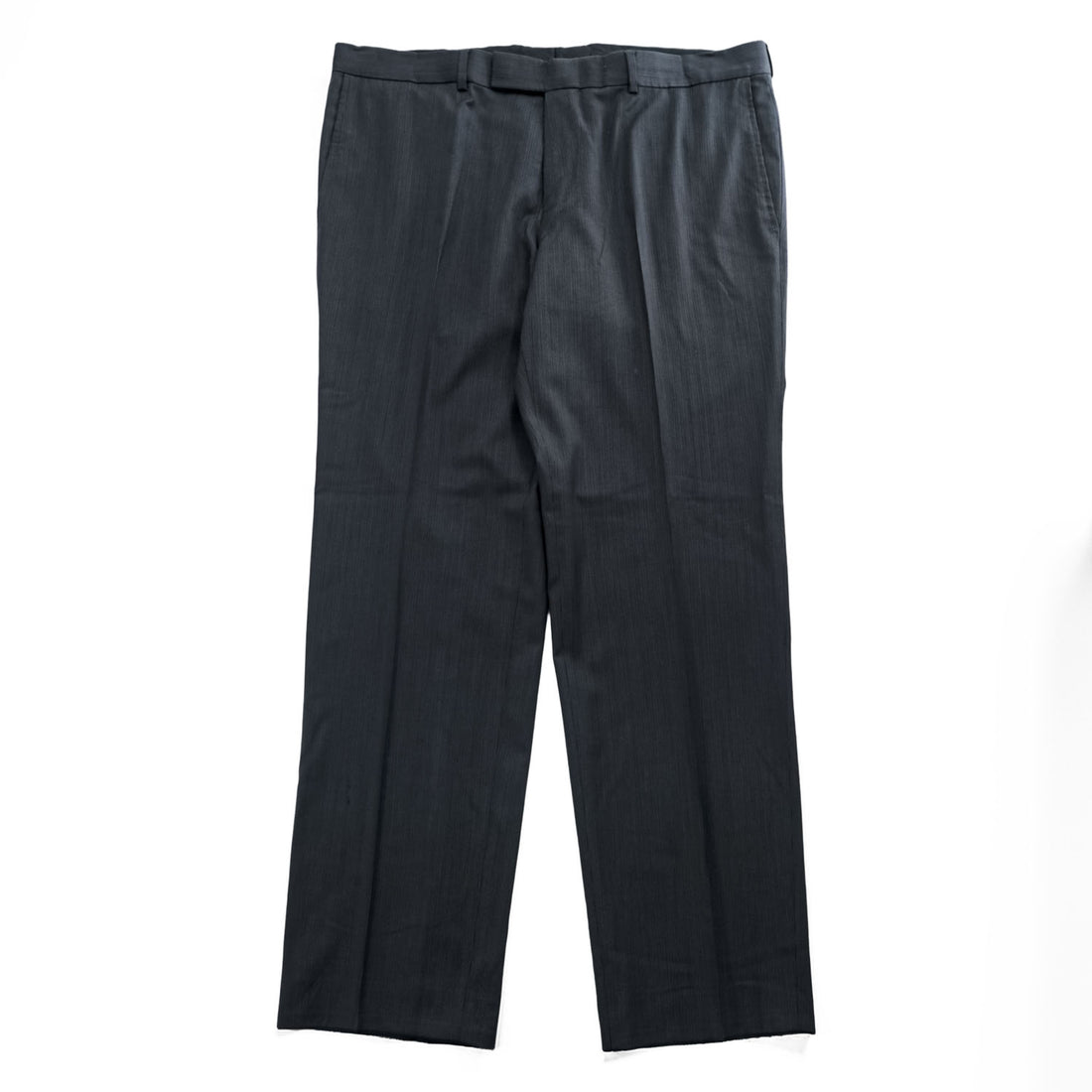 HUGO BOSS スラックス ストレッチ ドレスパンツ XL グレー センタープレス