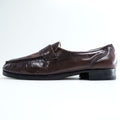 Botany 500 Vintage 90s Oxblood Burgundy Leather Kiltie Loafers Dress Shoes US 10 Wide Vintage