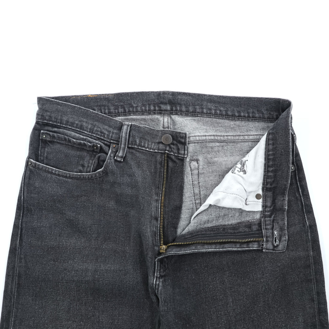 Levi’s 505C Black Denim Jeans Men’s W34 L32 Faded Black Straight Tapered 00505-4051