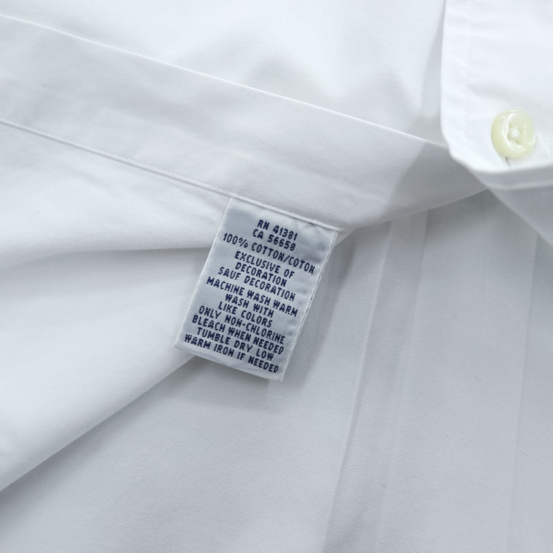 Ralph Lauren 長袖 ボタンダウン ブロードシャツ XL ホワイト スモールポニー ロゴ 刺繍