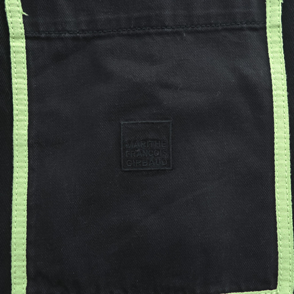 Marithe Francois Girbaud Taped Para Shuttle Shorts Black Leaf Green Shuttle Tape Baggy Cargo Y2K Size 42