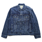 Polo Ralph Lauren Denim Trucker Jacket Indigo Blue Made in Mexico Authentic Denim XL