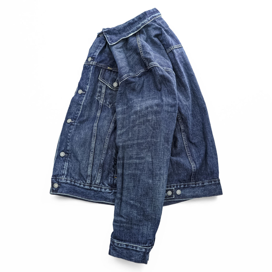 Polo Ralph Lauren Denim Trucker Jacket Indigo Blue Made in Mexico Authentic Denim XL
