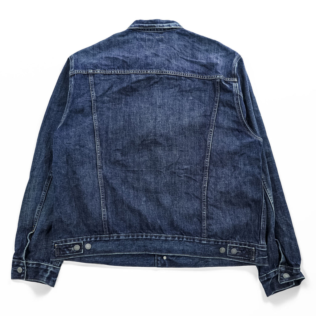 Polo Ralph Lauren Denim Trucker Jacket Indigo Blue Made in Mexico Authentic Denim XL