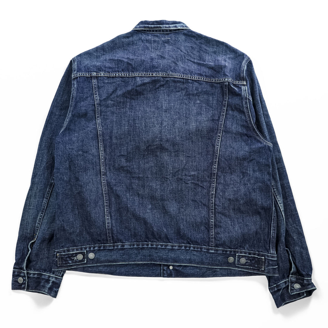 Polo Ralph Lauren Denim Trucker Jacket Indigo Blue Made in Mexico Authentic Denim XL