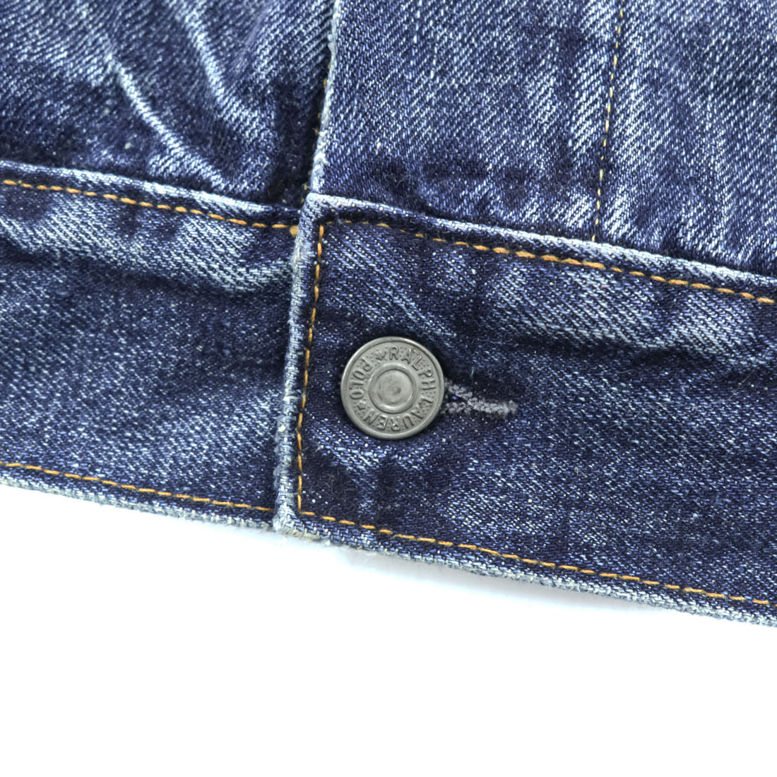 Polo Ralph Lauren Denim Trucker Jacket Indigo Blue Made in Mexico Authentic Denim XL