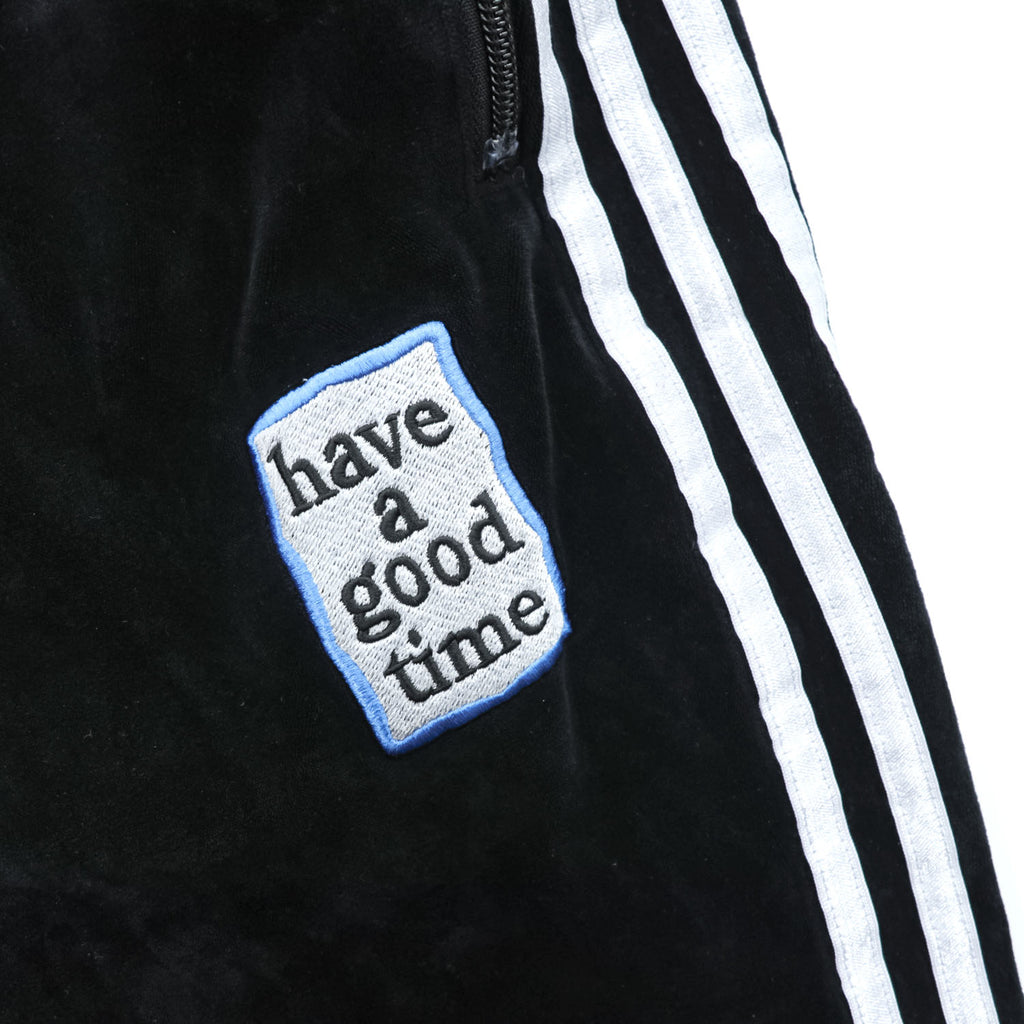 adidas Originals × have a good time トラックパンツ Velour Track Pants ベロアジャージ 4XL ブラック ビッグサイズ DZ9234