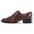 Peldir by Pellet France Burgundy Leather U Tip Derby Shoes 8.5 Vintage