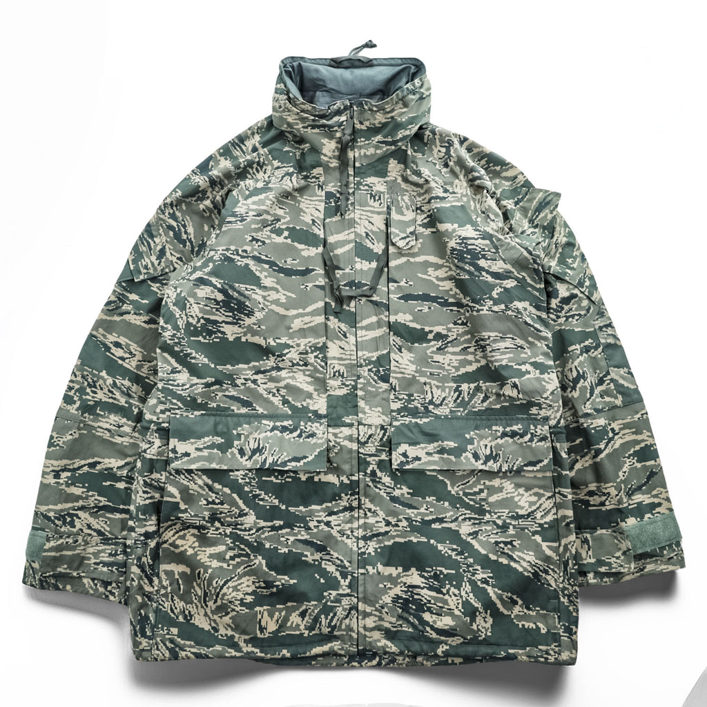 USAF APECS ABU Gore-Tex Parka Air Force Tiger Stripe Camo Medium Long Tennier Industries