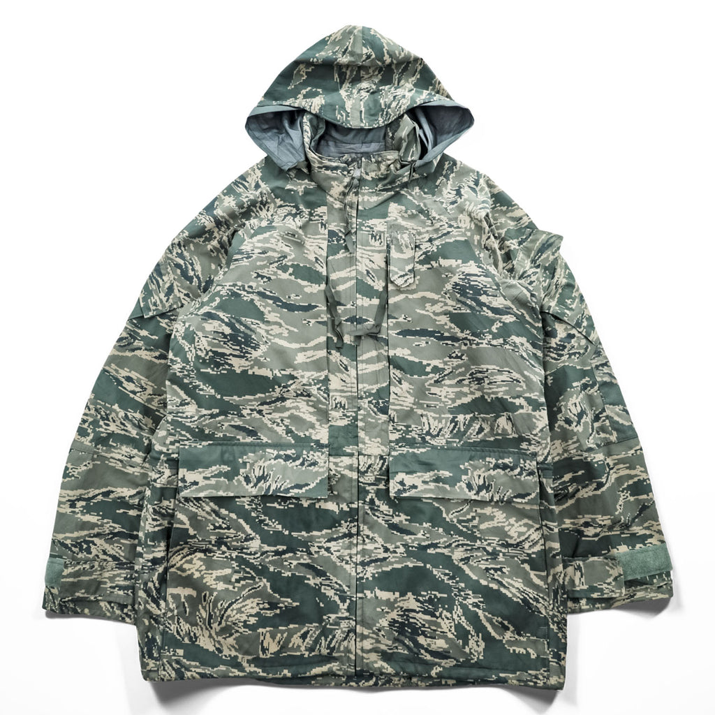USAF APECS ABU Gore-Tex Parka Air Force Tiger Stripe Camo Medium Long Tennier Industries