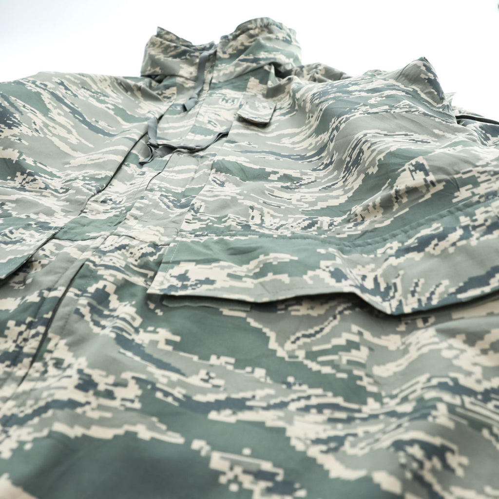 USAF APECS ABU Gore-Tex Parka Air Force Tiger Stripe Camo Medium Long Tennier Industries