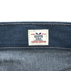 Levi's 501 White Oak Cone Denim Jeans Dark Indigo Straight Fit Button Fly W32 L32