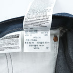 Levi's 501 White Oak Cone Denim Jeans Dark Indigo Straight Fit Button Fly W32 L32