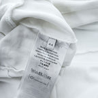 STELLA McCARTNEY Tシャツ ミニワンピース L ホワイト THANKS GIRLS 両面プリント Maxi T-Shirt ポルトガル製