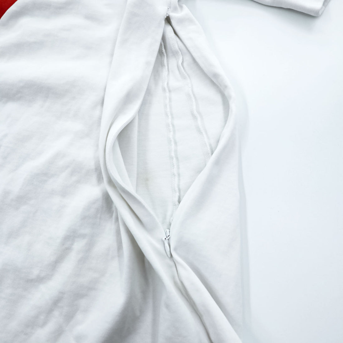 STELLA McCARTNEY Tシャツ ミニワンピース L ホワイト THANKS GIRLS 両面プリント Maxi T-Shirt ポルトガル製