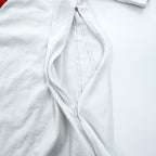 STELLA McCARTNEY Tシャツ ミニワンピース L ホワイト THANKS GIRLS 両面プリント Maxi T-Shirt ポルトガル製