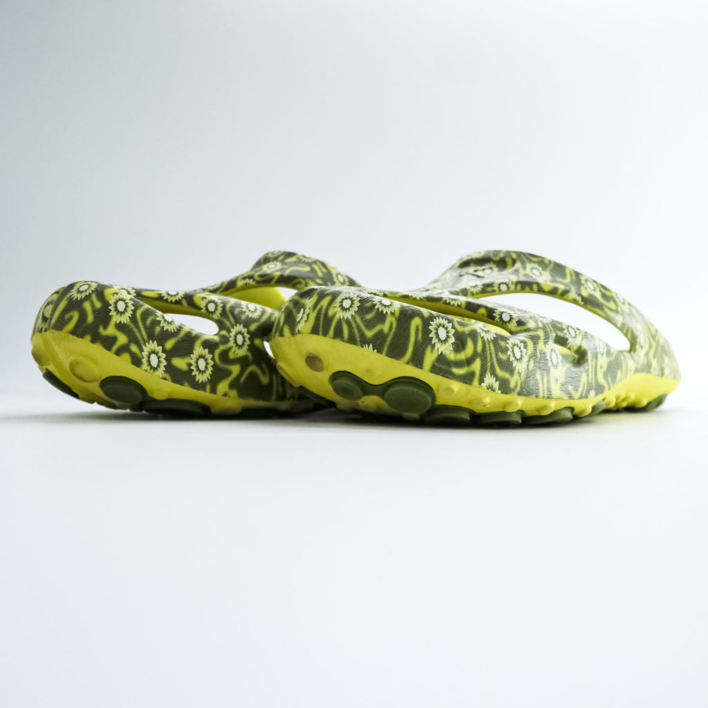 KEEN × GENTLE FULLNESS シャンティ SHANTI ARTS サンダル 27cm イエロー グリーン GF FLOWERS 1029396