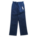 Vintage Dickies 874 Work Pants Navy Made in USA W34 L34 Deadstock Talon Zip Poly Cotton 90s
