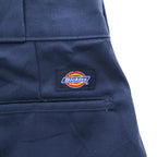 Vintage Dickies 874 Work Pants Navy Made in USA W34 L34 Deadstock Talon Zip Poly Cotton 90s
