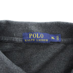 Polo Ralph Lauren Polo Shirt Mens XL Charcoal Gray Purple Pony 100% Cotton Made in Vietnam