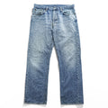 RRL Double RL Ralph Lauren 90年代 デニムパンツ ジーンズ W35 インディゴ RING SPUN DENIM レザーパッチ ジッパーフライ