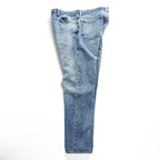 RRL Double RL Ralph Lauren 90年代 デニムパンツ ジーンズ W35 インディゴ RING SPUN DENIM レザーパッチ ジッパーフライ