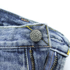 RRL Double RL Ralph Lauren 90年代 デニムパンツ ジーンズ W35 インディゴ RING SPUN DENIM レザーパッチ ジッパーフライ