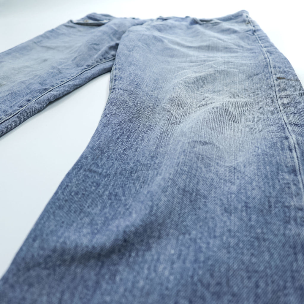 RRL Double RL Ralph Lauren 90年代 デニムパンツ ジーンズ W35 インディゴ RING SPUN DENIM レザーパッチ ジッパーフライ