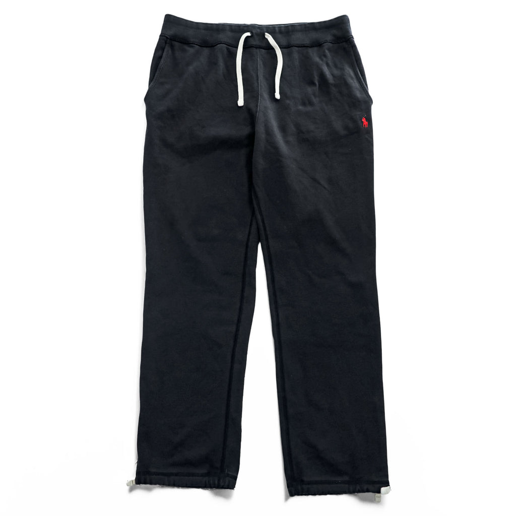 Polo Ralph Lauren Sweatpants XL Black brushed lining Small pony logo embroidery
