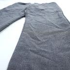 70s Lee 202-0603 Polyester Boot Cut Pants Men’s 34x30 Charcoal Gray Talon Zip USA Union Made Raw Hem