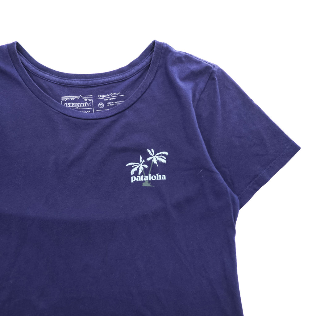 Patagonia パタロハ Pataloha USA製 Tシャツ S ネイビー ハワイ バックプリント 38880