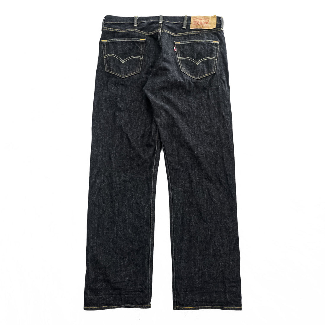 Levi Strauss Denim Pants Jeans XL Indigo Blue Rigid 00501-0226