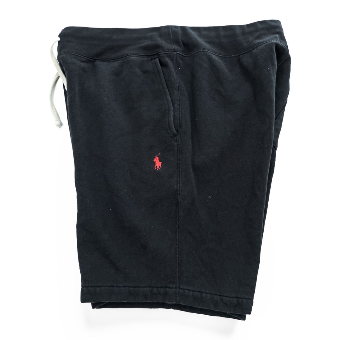 Polo Ralph Lauren スウェット ショートパンツ ハーフパンツ M ブラック 裏起毛 スモールポニー ロゴ 刺繍