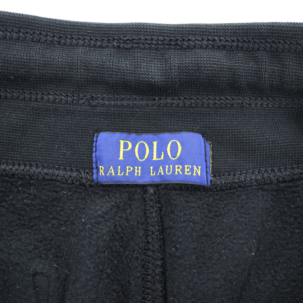 Polo Ralph Lauren スウェット ショートパンツ ハーフパンツ M ブラック 裏起毛 スモールポニー ロゴ 刺繍