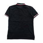 Polo Ralph Lauren ポロシャツ XS ブラック CUSTOM SLIM FIT ビッグポニー エンブレム ラインデザイン